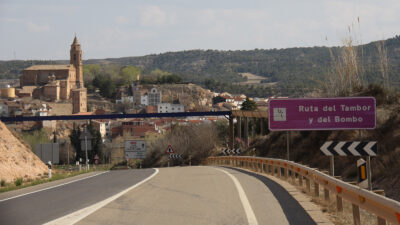 Una carretera en la provincia de Teruel