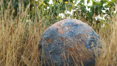 Una piedra, fotografiada por Emilio Barco